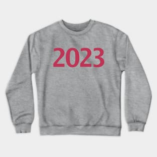 2023 Viva Magenta Color of the Year Typography Crewneck Sweatshirt